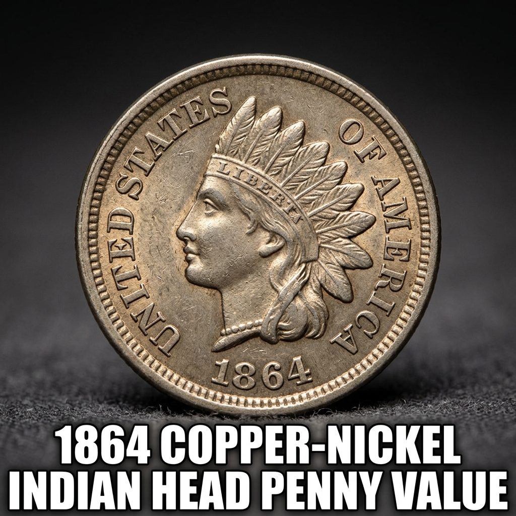 1864 Copper-Nickel Indian Head Penny Value Guide What Is It Worth Today