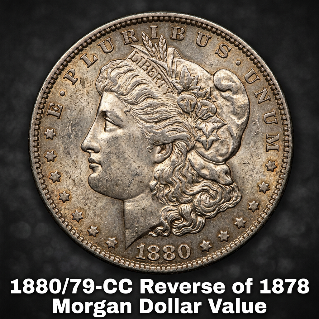 1880 CC Morgan Dollar Reverse of 1878 Value and What Collectors Are Paying Today