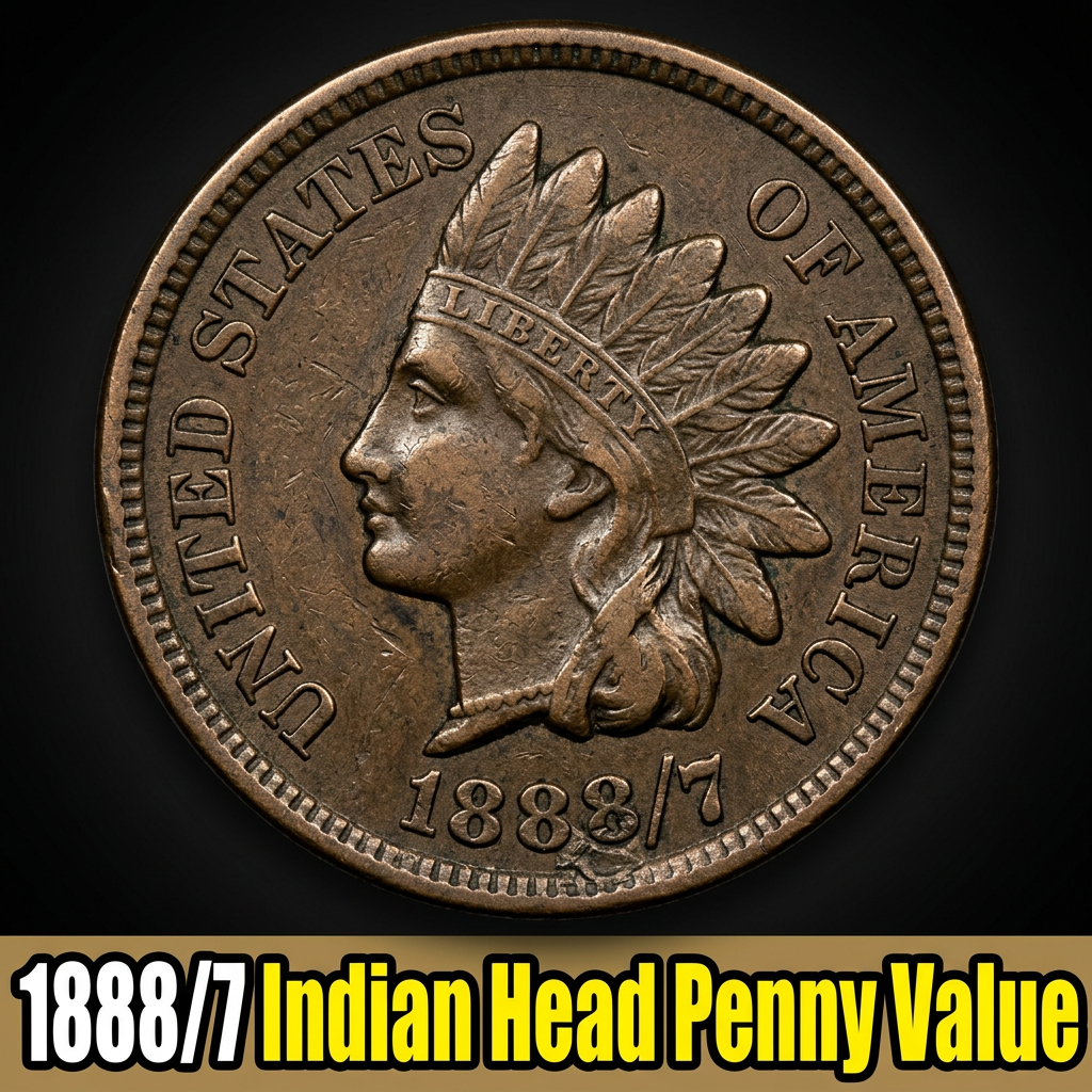 1888/7 Indian Head Penny Value: What This Rare Overdate Is Really Worth