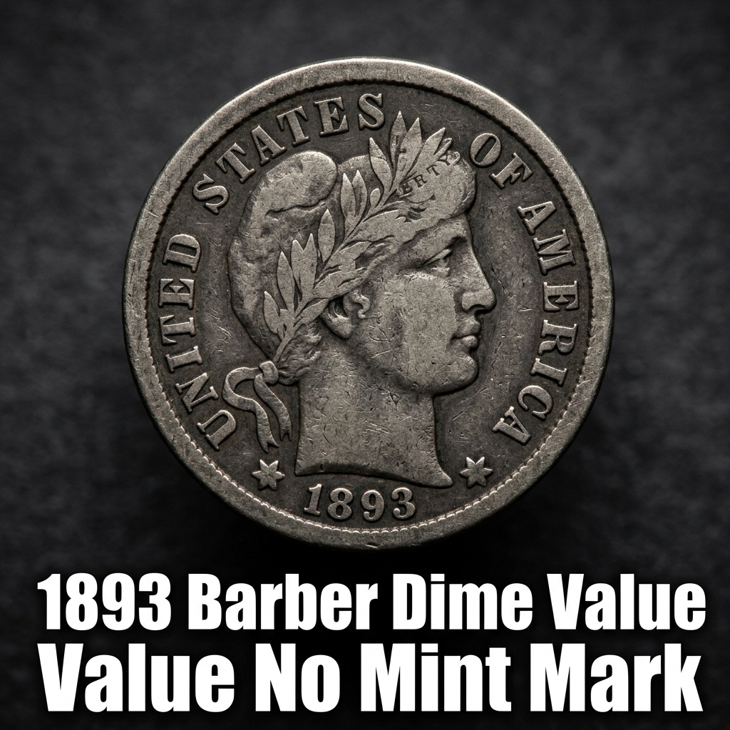 1893 Barber Dime Value With No Mint Mark What It’s Worth Today