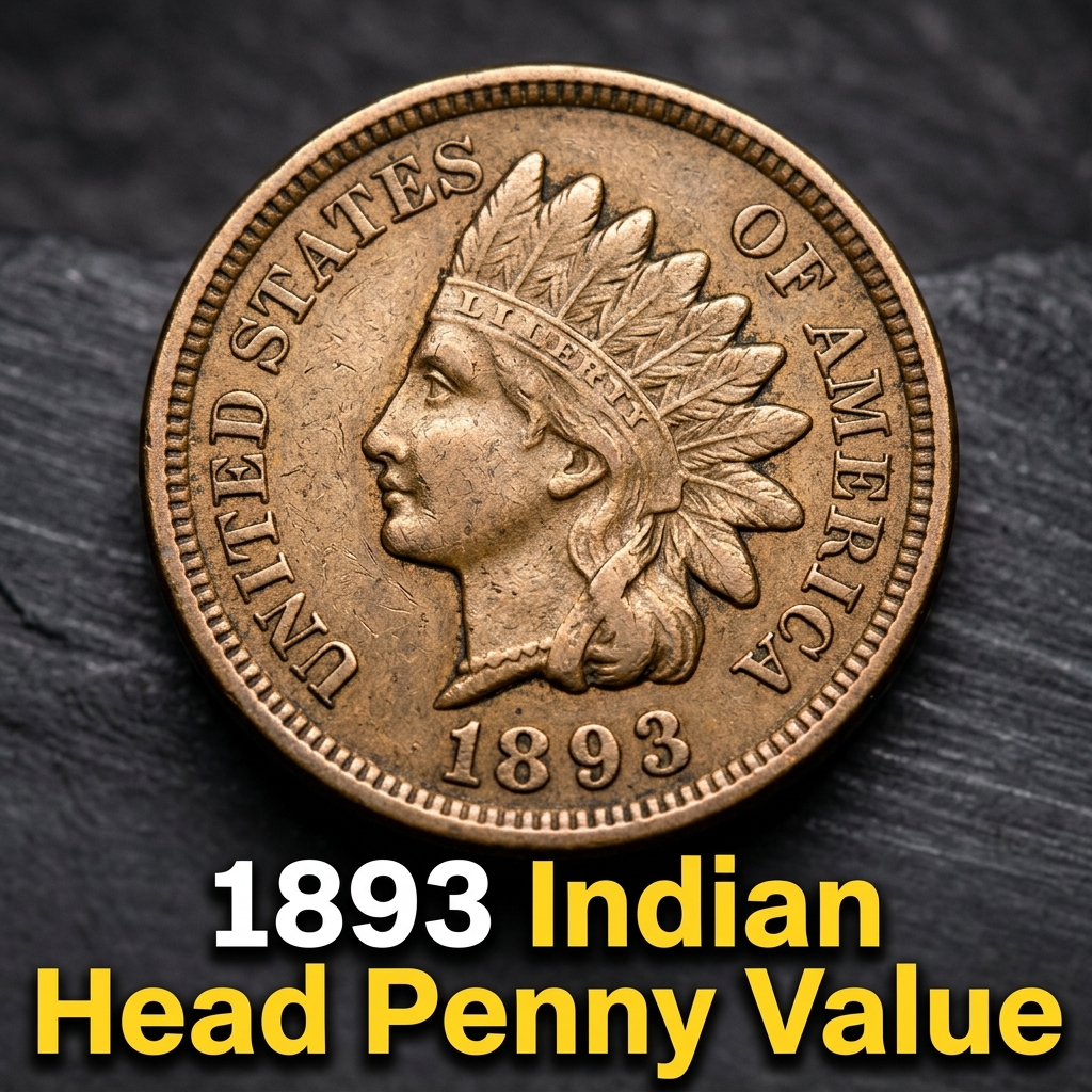 1893 Indian Head Penny Value and What It’s Worth Today