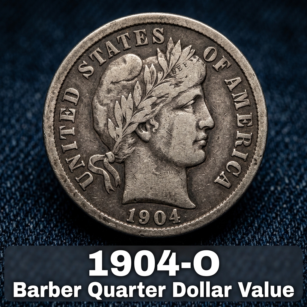 1904-O Barber Quarter Dollar Value Guide What It's Worth and Why Collectors Care