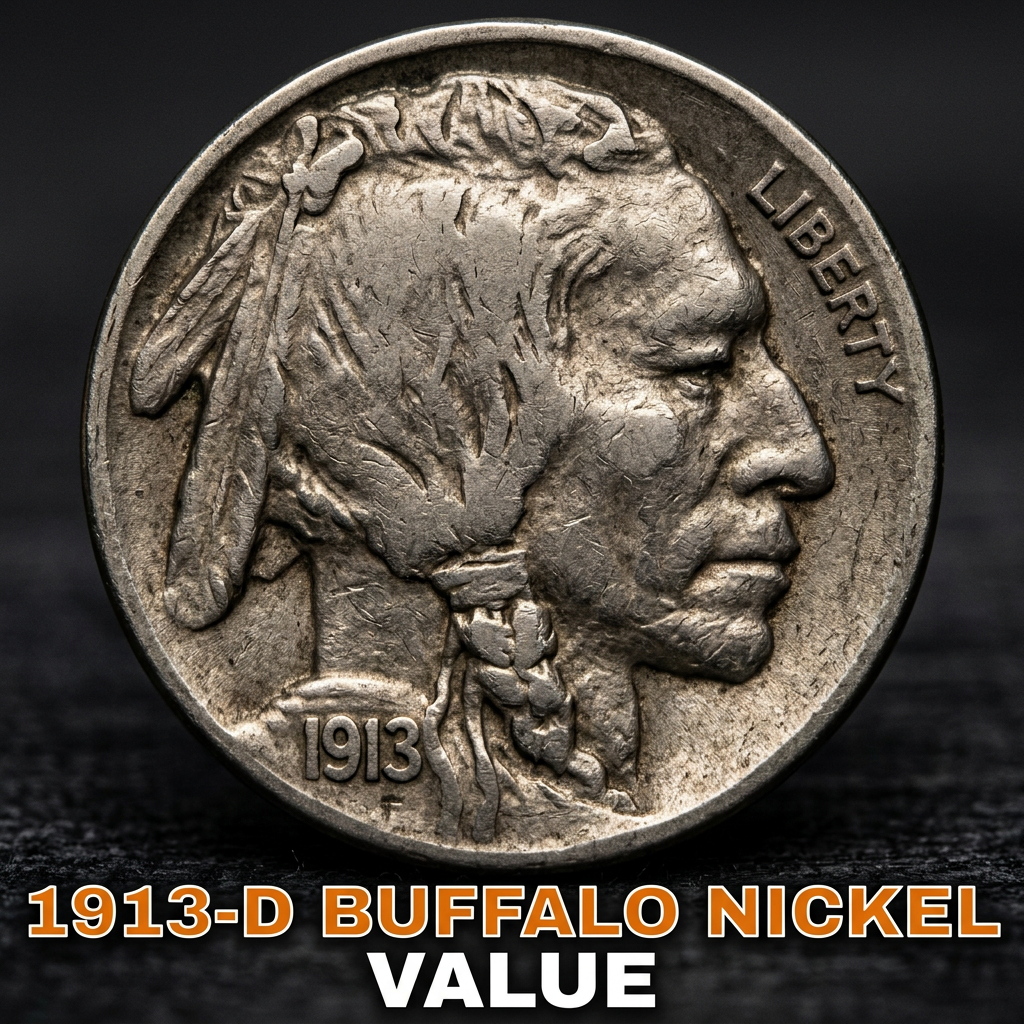 1913-D Buffalo Nickel Value What This Old Nickel Is Really Worth