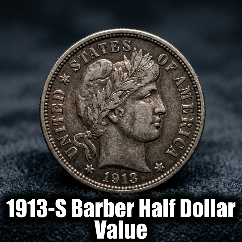 1913-S Barber Half Dollar Value and What It Could Mean for Your Wallet