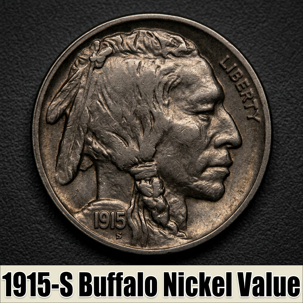 1915-S Buffalo Nickel Value Guide What This Rare San Francisco Coin Is Worth Today