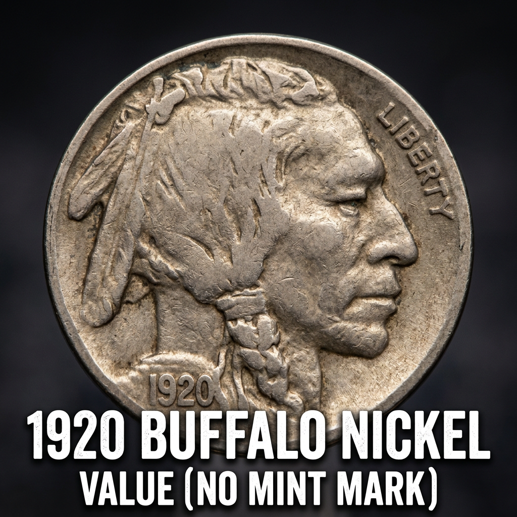 1920 Buffalo Nickel Value No Mint Mark What It’s Worth Today