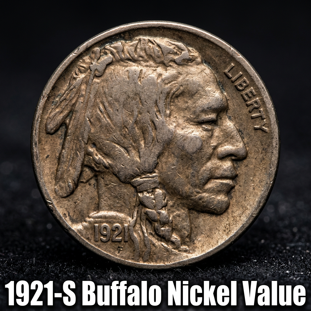 1921-S Buffalo Nickel Value How Much Is This Old Nickel Worth