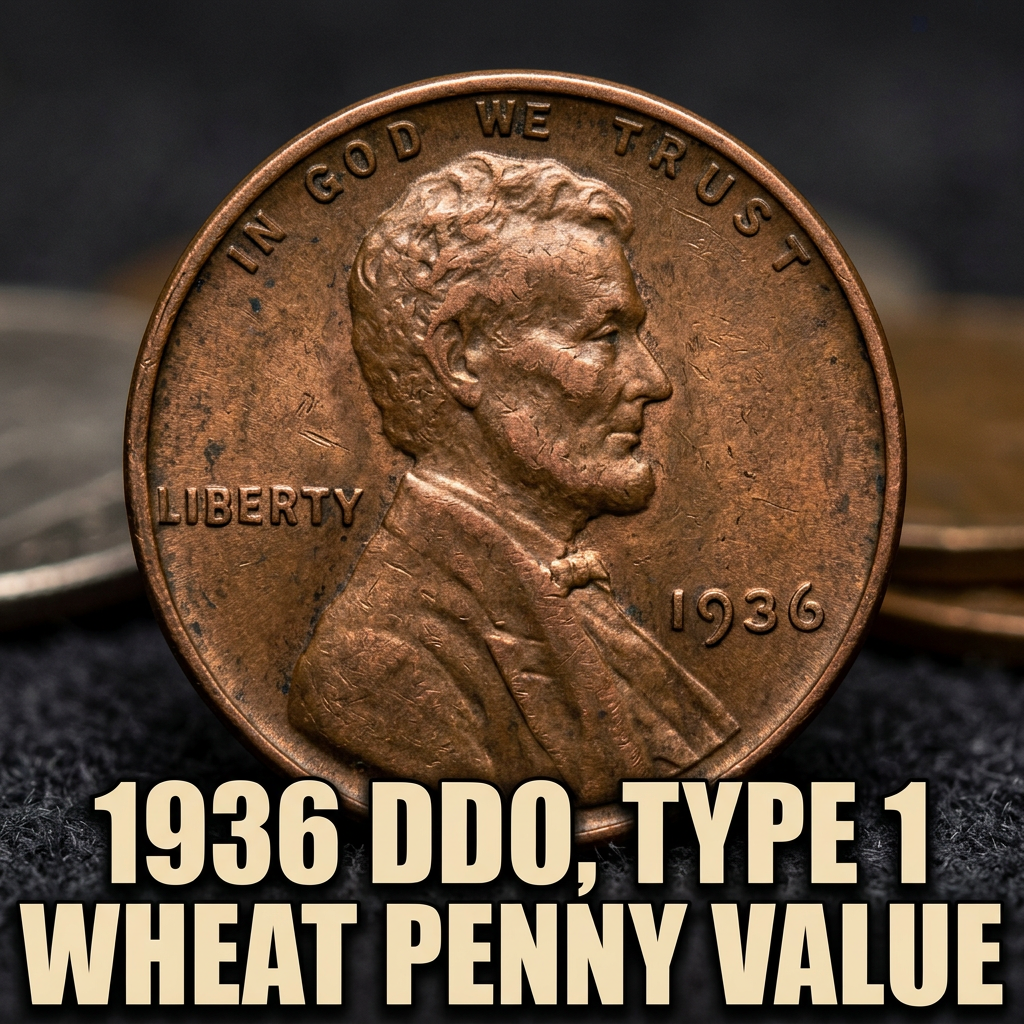 1936 DDO Type 1 Wheat Penny Value What It's Really Worth and Why Collectors Care