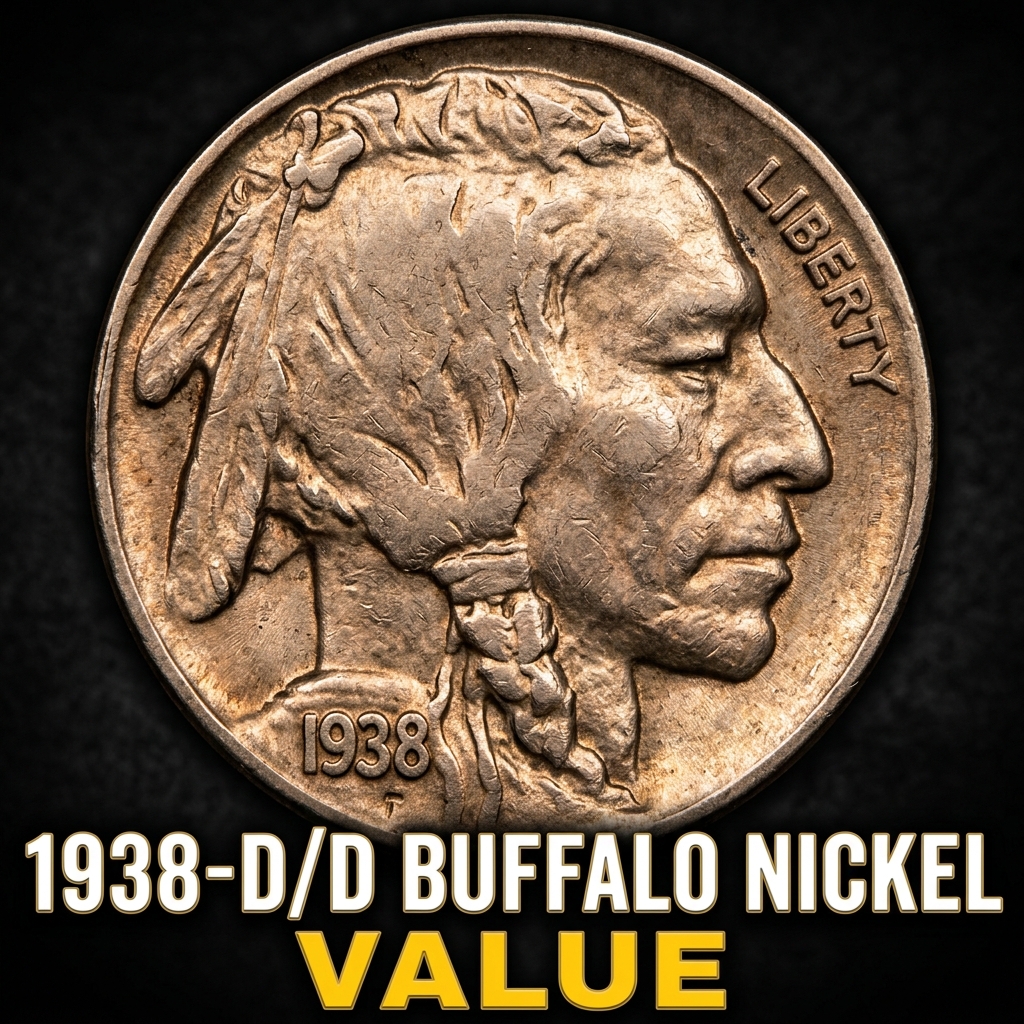 1938-D/D Buffalo Nickel Value What This Repunched Mintmark Is Really Worth