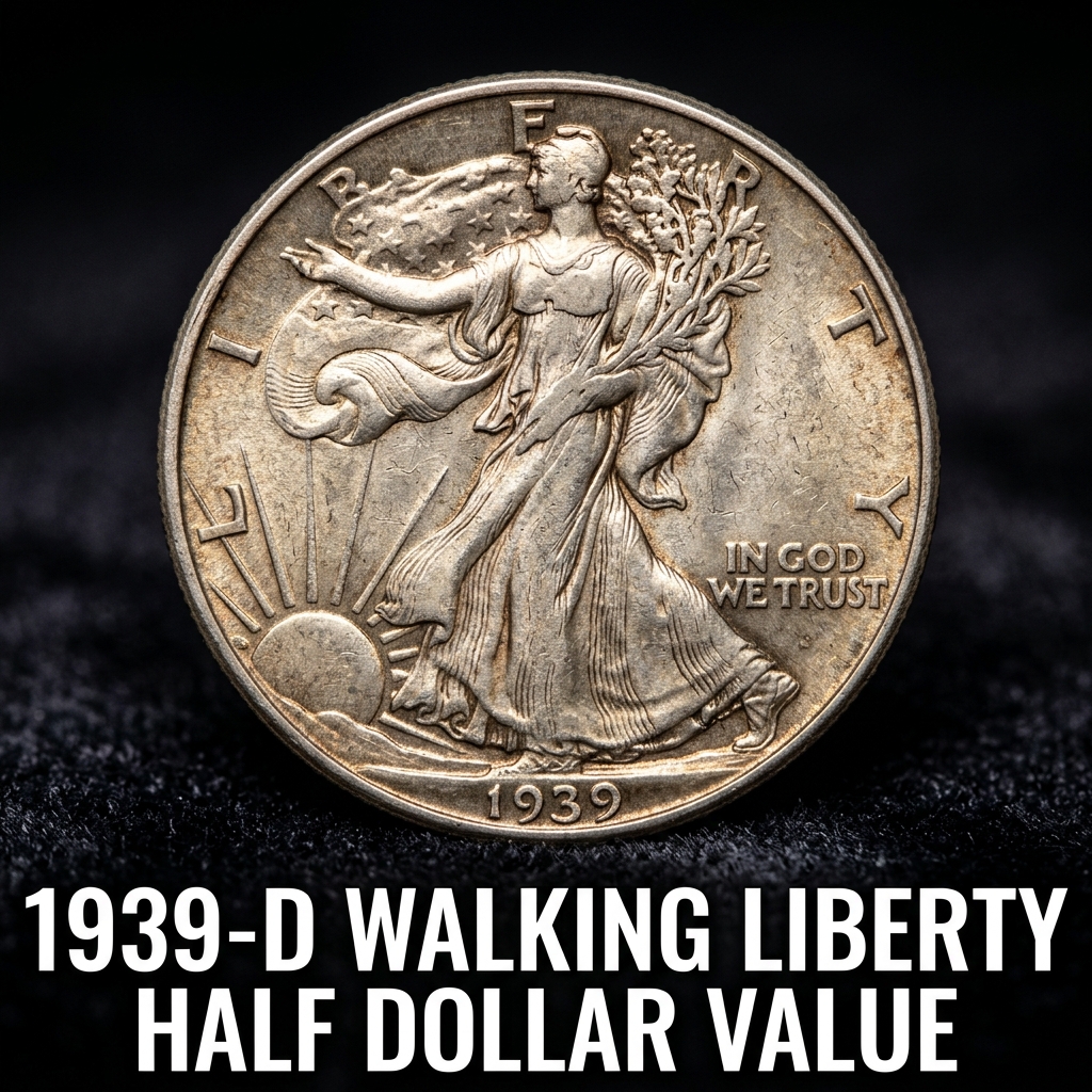 1939-D Walking Liberty Half Dollar Value Guide What Is This Coin Worth Today