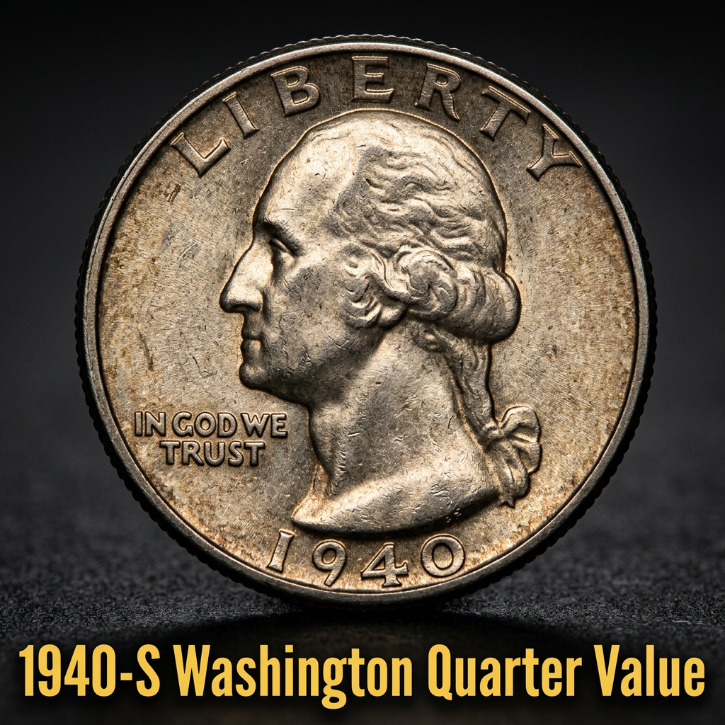 1940-S Washington Quarter Value Guide What This San Francisco Mint Coin Is Worth Today