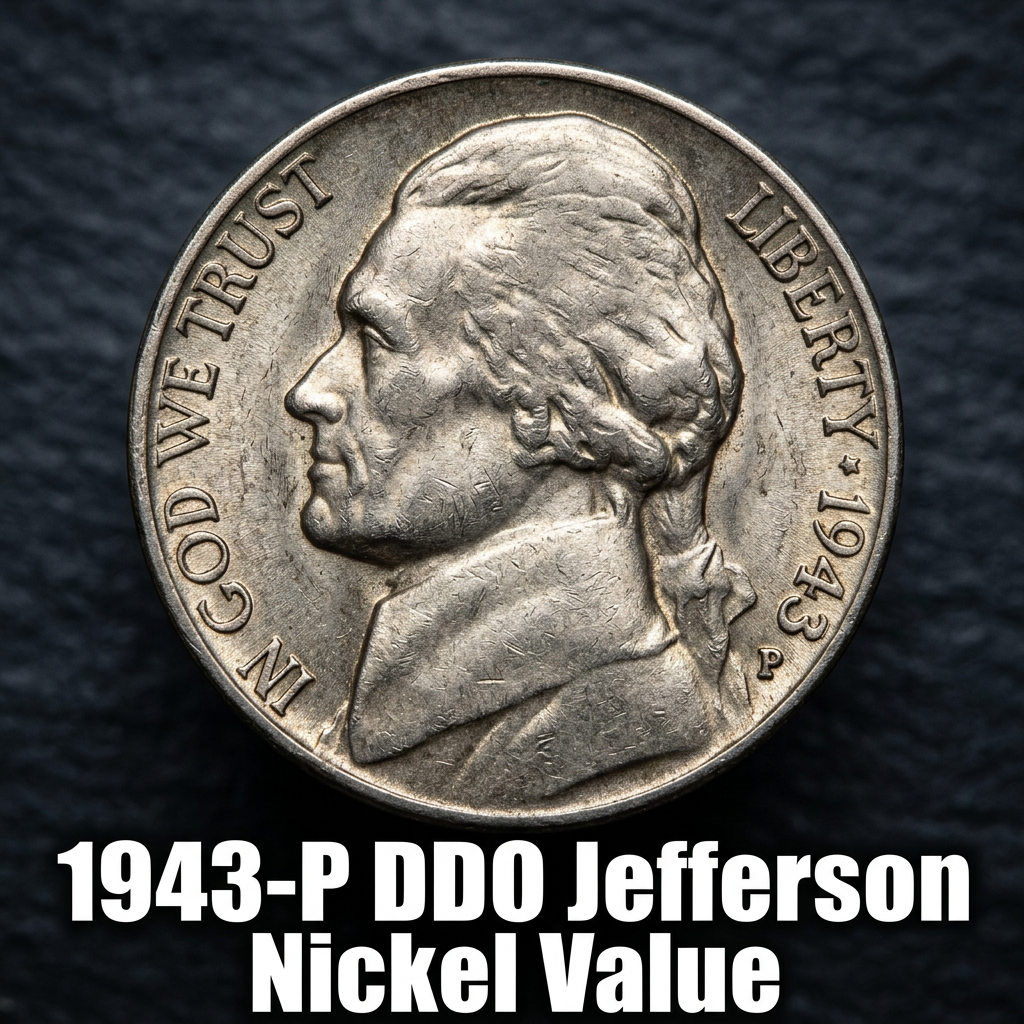 1943-P DDO Jefferson Nickel Value What This Rare Wartime Error Is Really Worth