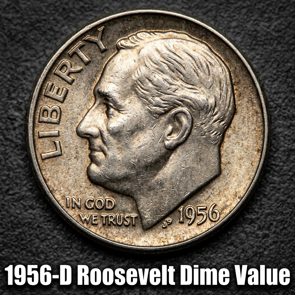 1956-D Roosevelt Dime Value How Much Is It Worth Today