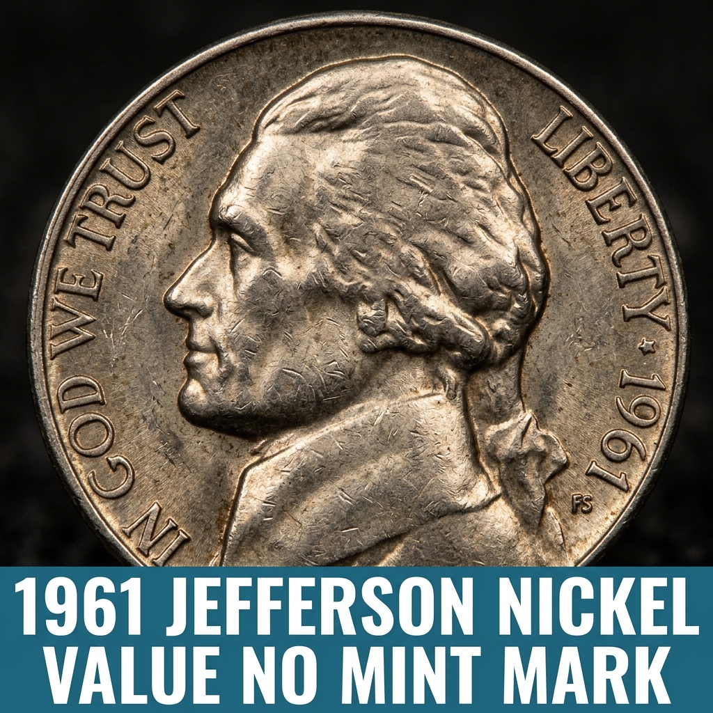 1961 Jefferson Nickel Value No Mint Mark What It’s Worth Today