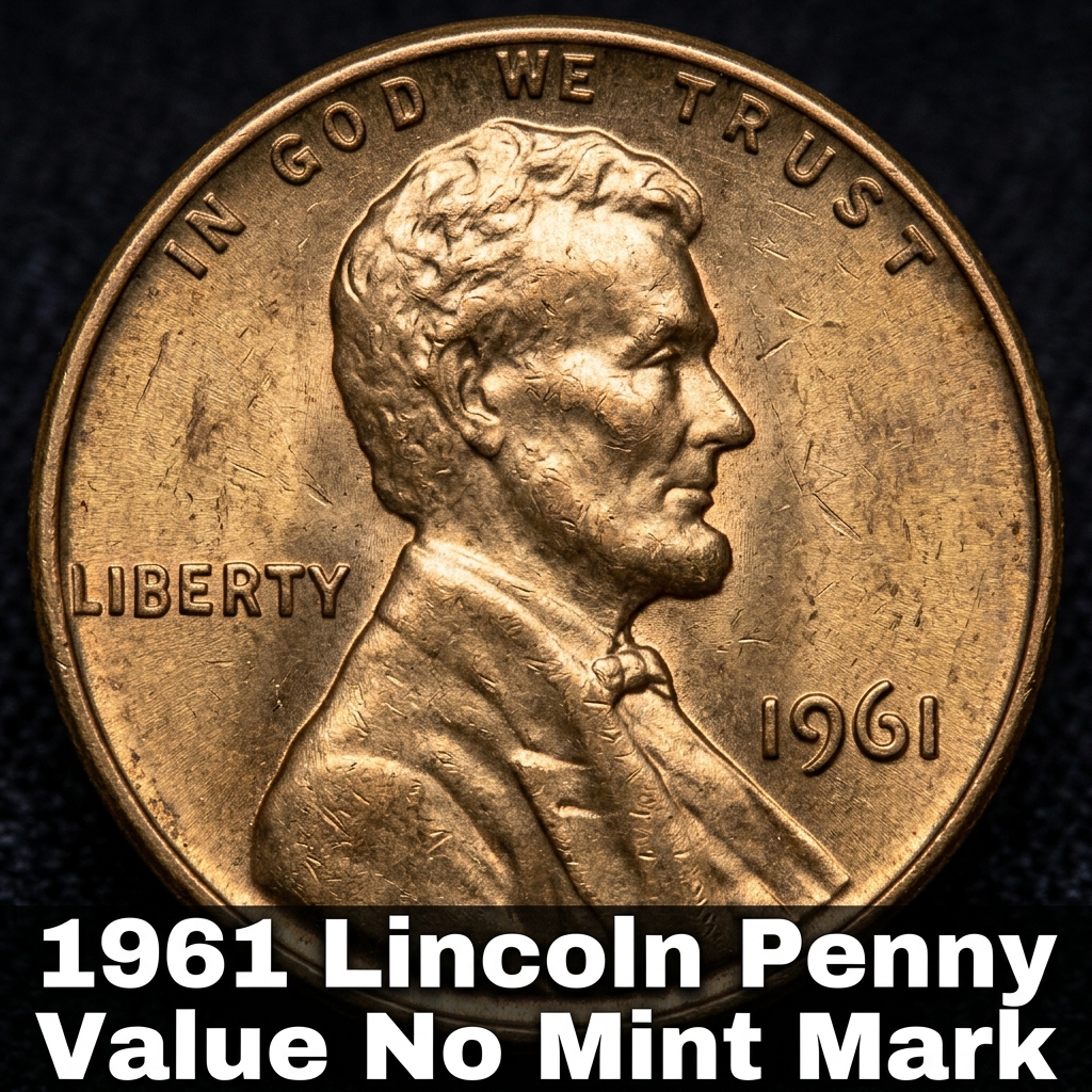 1961 Lincoln Penny Value with No Mint Mark and What It Could Be Worth Today