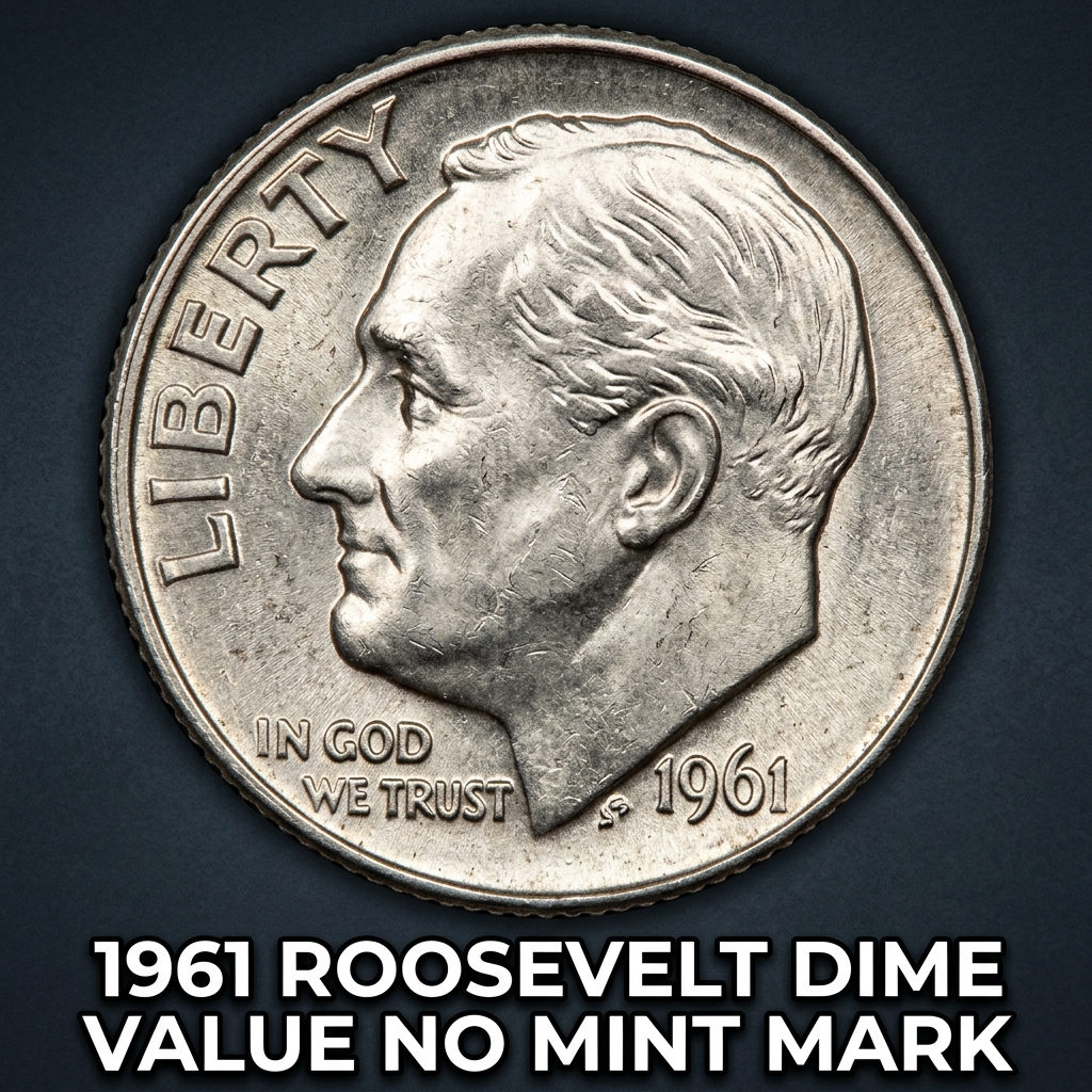 1961 Roosevelt Dime Value No Mint Mark What It’s Really Worth