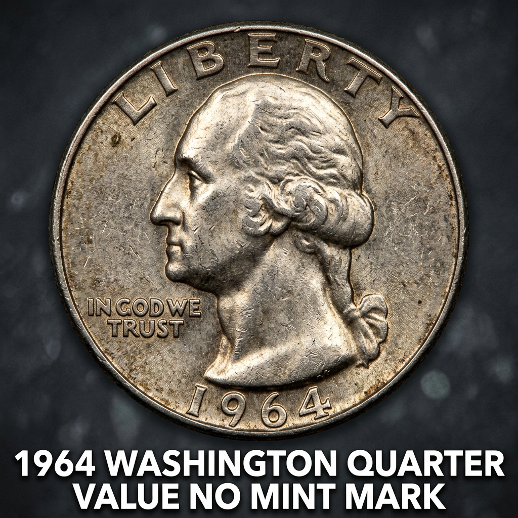 1964 Washington Quarter Value No Mint Mark What It’s Worth Today