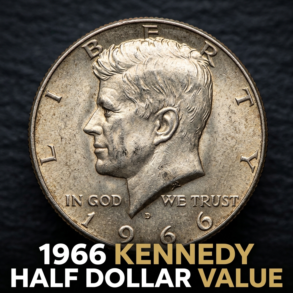 1966 Kennedy Half Dollar Value and What It Could Be Worth Today