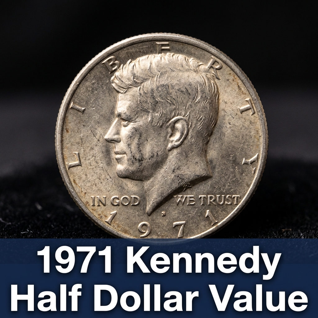 1971 Kennedy Half Dollar Value and What It’s Worth Today