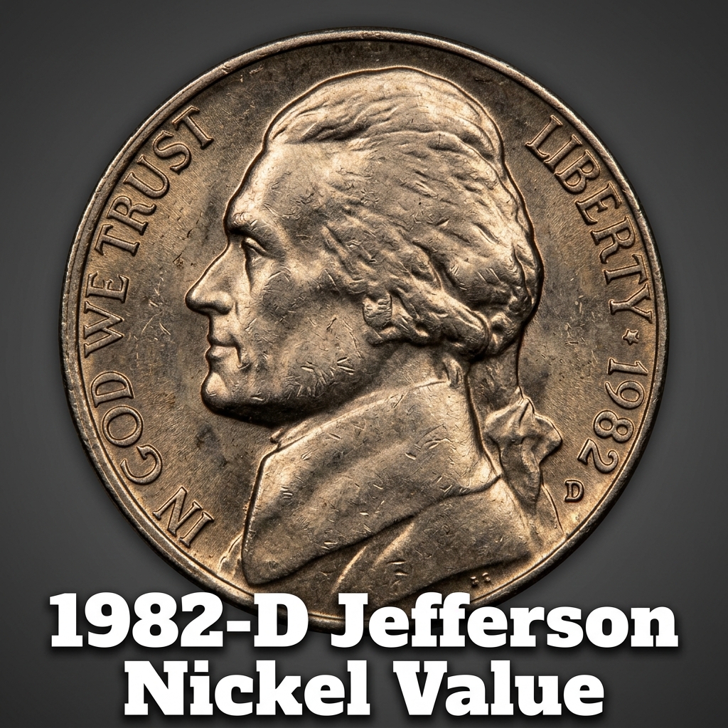 1982-D Jefferson Nickel Value What It’s Worth and How to Find Out