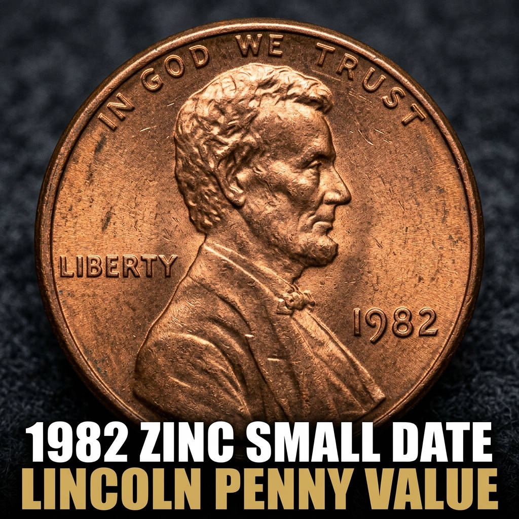 1982 Zinc Small Date Lincoln Penny Value and What It Could Be Worth Today