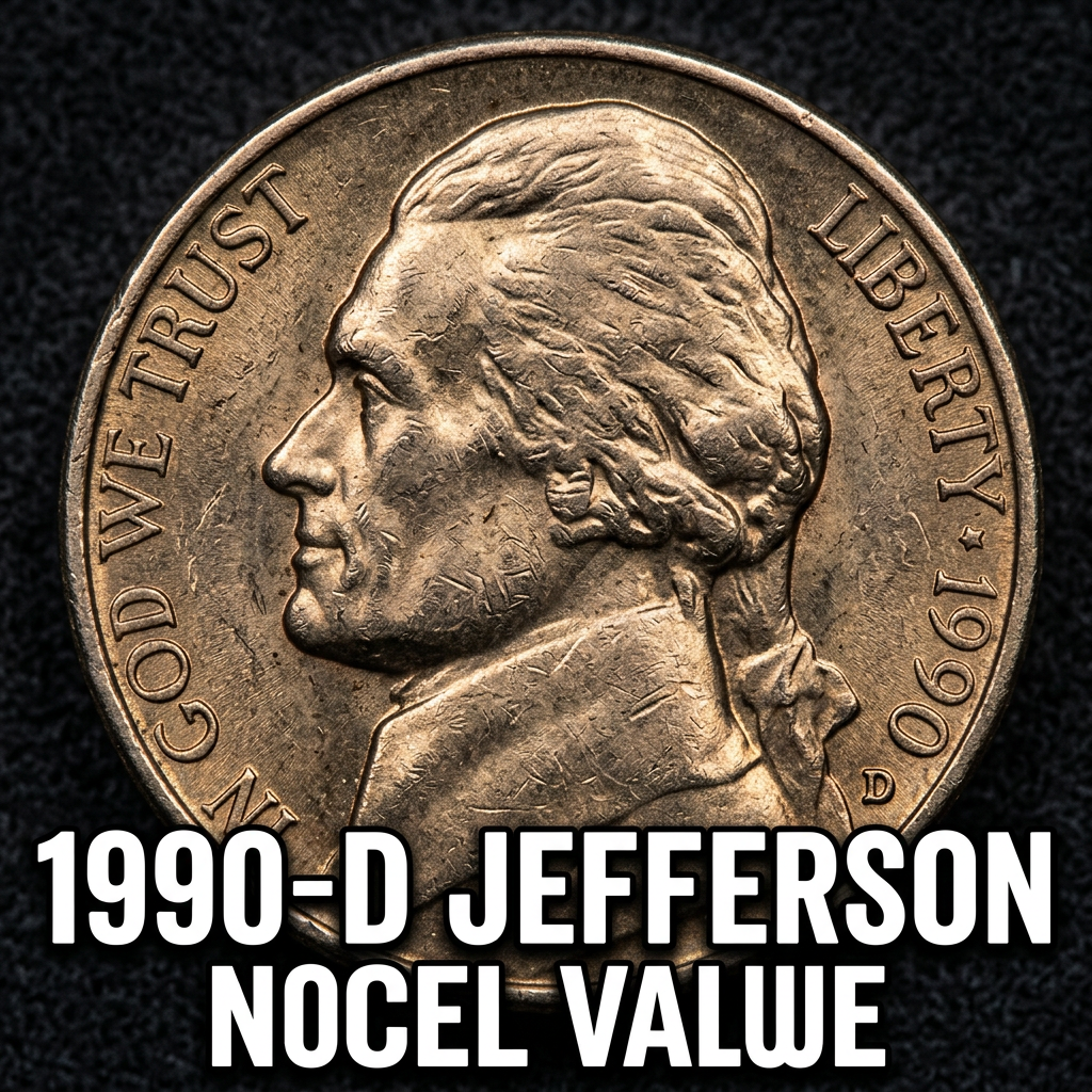1990-D Jefferson Nickel Value and What It's Worth Today