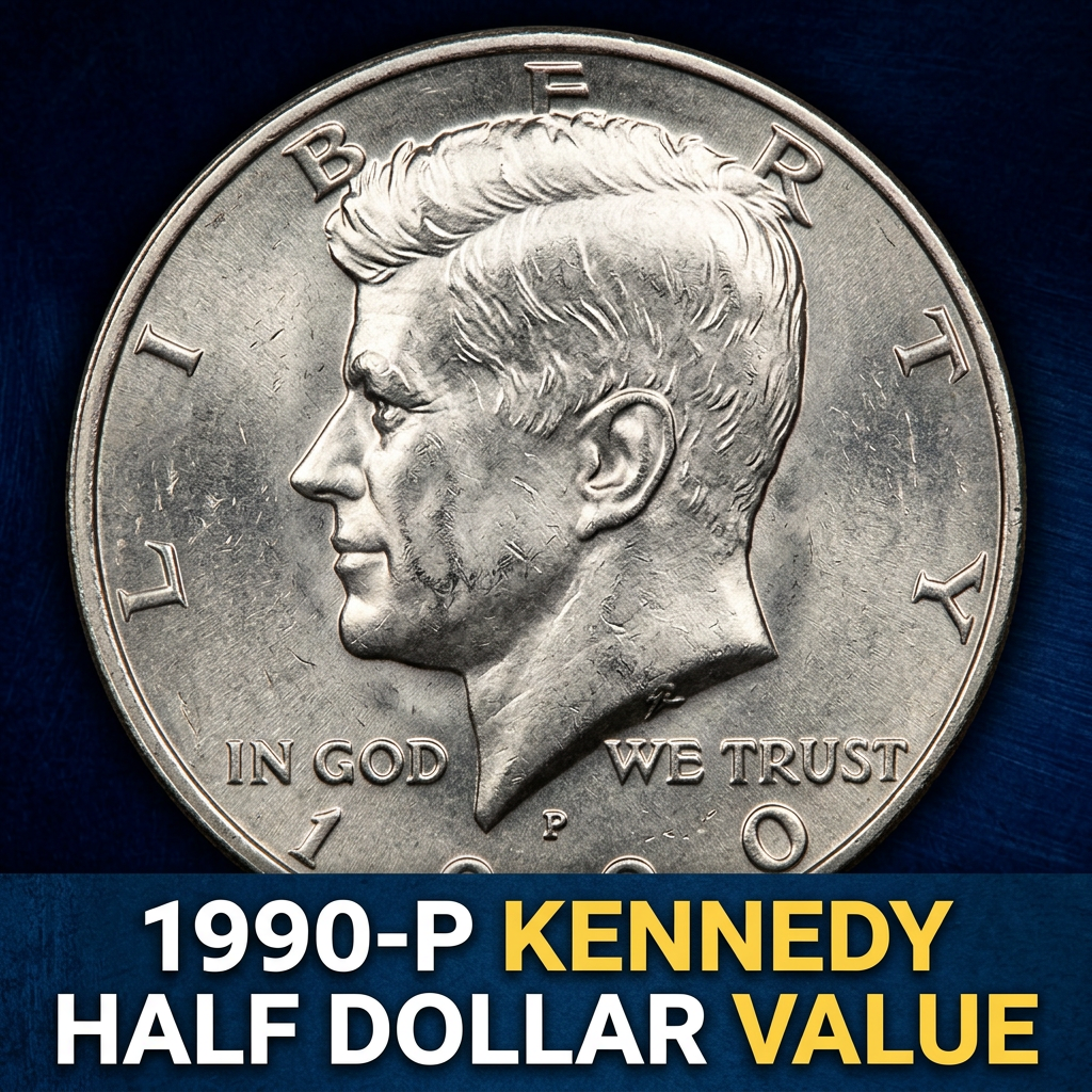 1990-P Kennedy Half Dollar Value and What It Might Be Worth Today