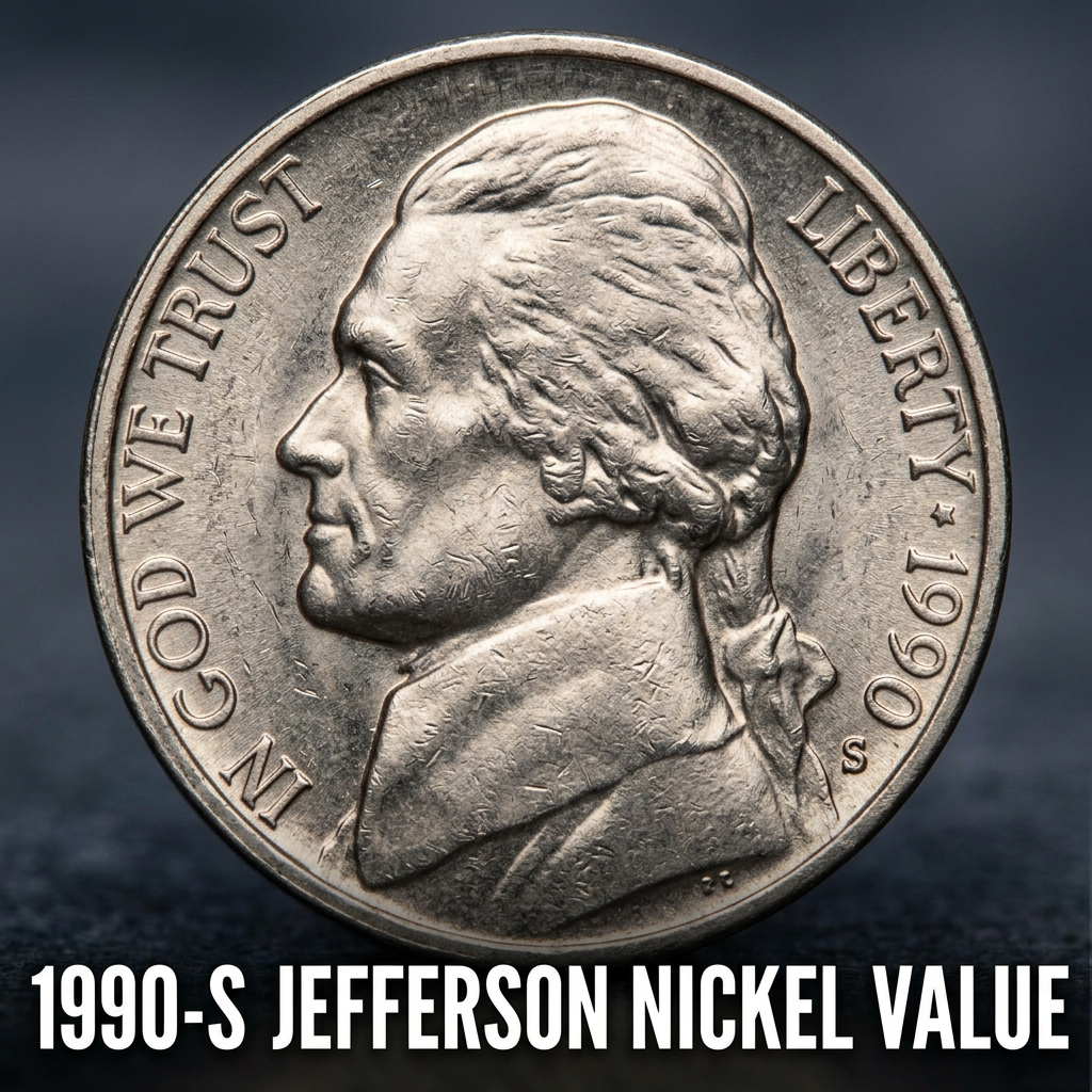 1990-S Jefferson Nickel Value and What It Could Be Worth Today