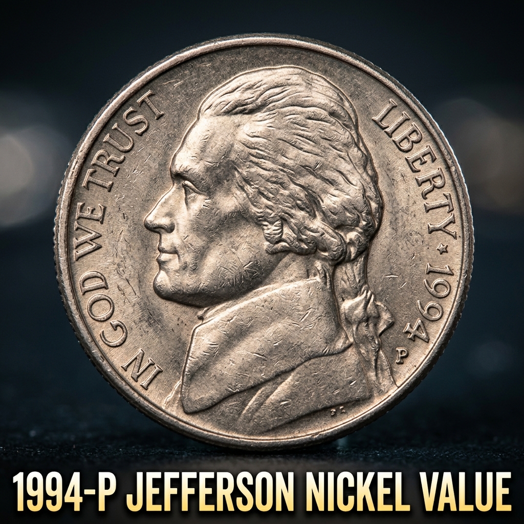 1994-P Jefferson Nickel Value What It's Worth and How to Tell