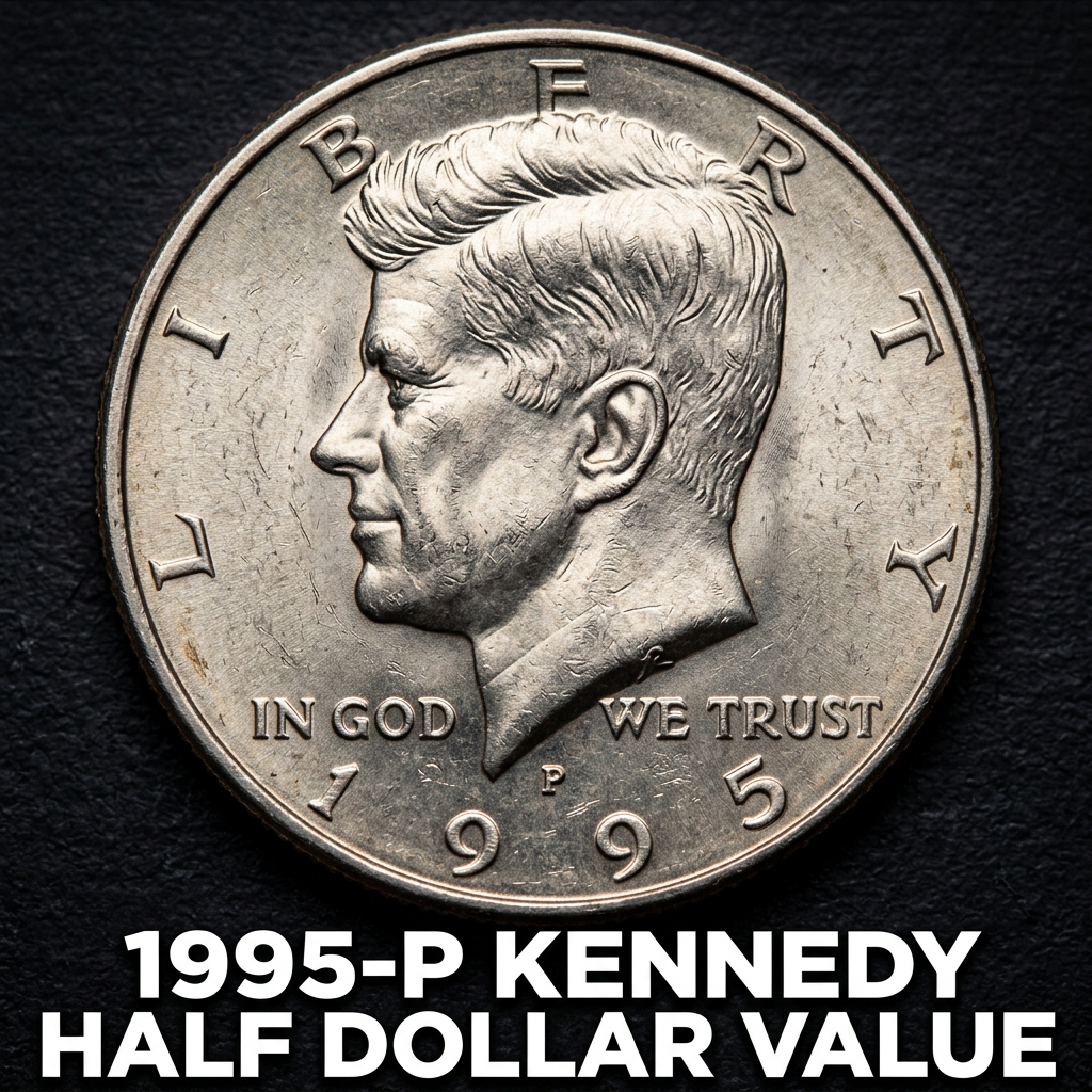 1995-P Kennedy Half Dollar Value and What It's Really Worth Today