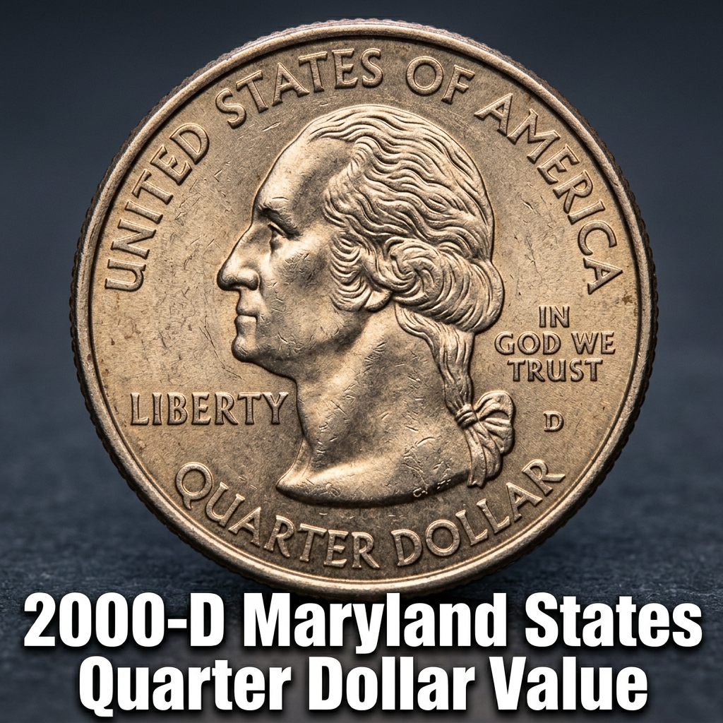 2000-D Maryland State Quarter Value Guide What It's Worth and Why Collectors Care