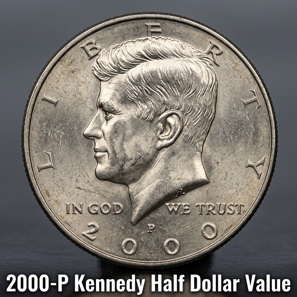 2000-P Kennedy Half Dollar Value What Is It Worth Today