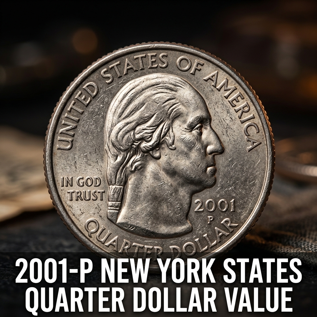 2001-P New York State Quarter Dollar Value Guide — What's It Really Worth?