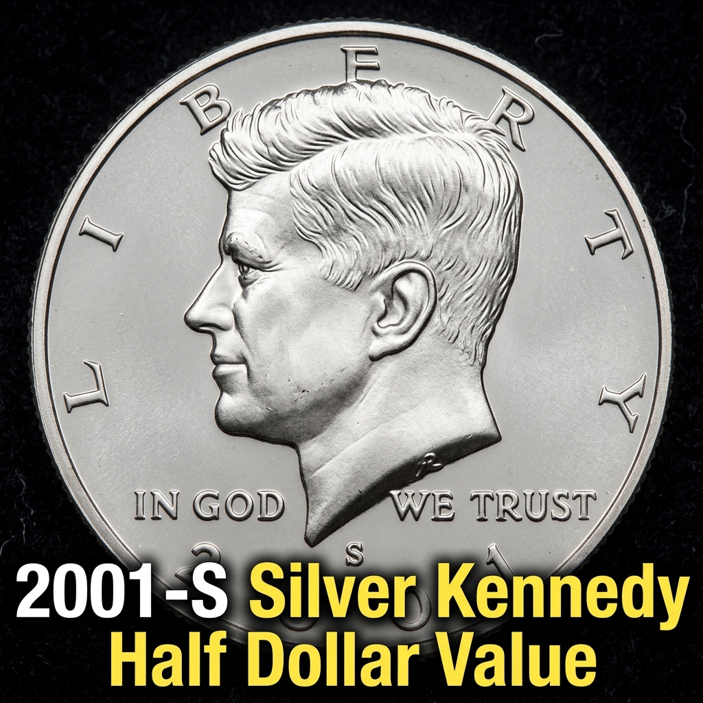 2001-S Silver Kennedy Half Dollar Value Guide What It’s Really Worth Today