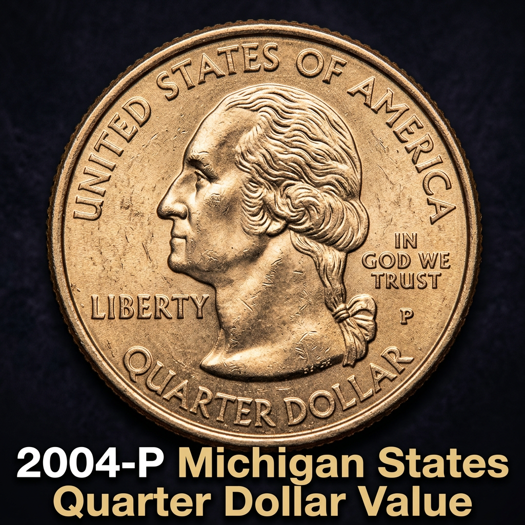 2004-P Michigan State Quarter Value and What It's Really Worth Today