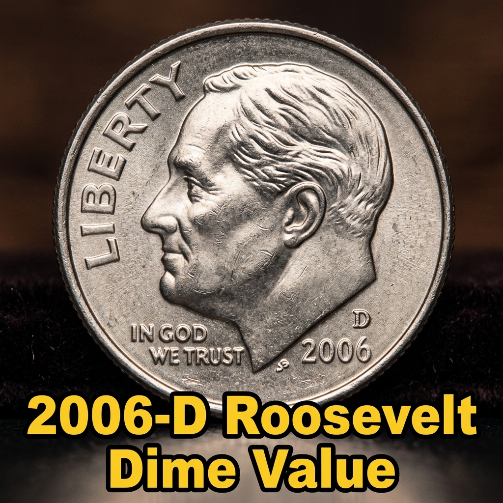 2006-D Roosevelt Dime Value and What It’s Actually Worth Today
