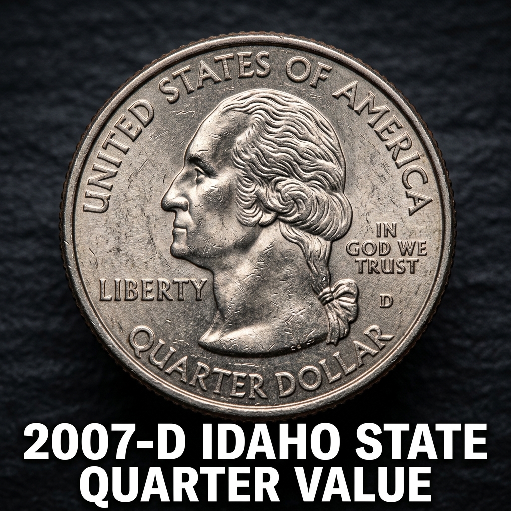 2007-D Idaho State Quarter Dollar Value What It's Really Worth Today