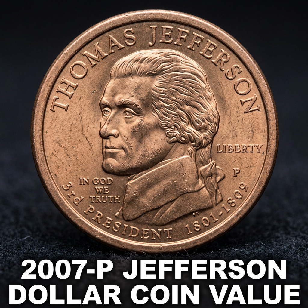 2007-P Jefferson Dollar Coin Value: What’s It Worth and Should You Hang Onto It?