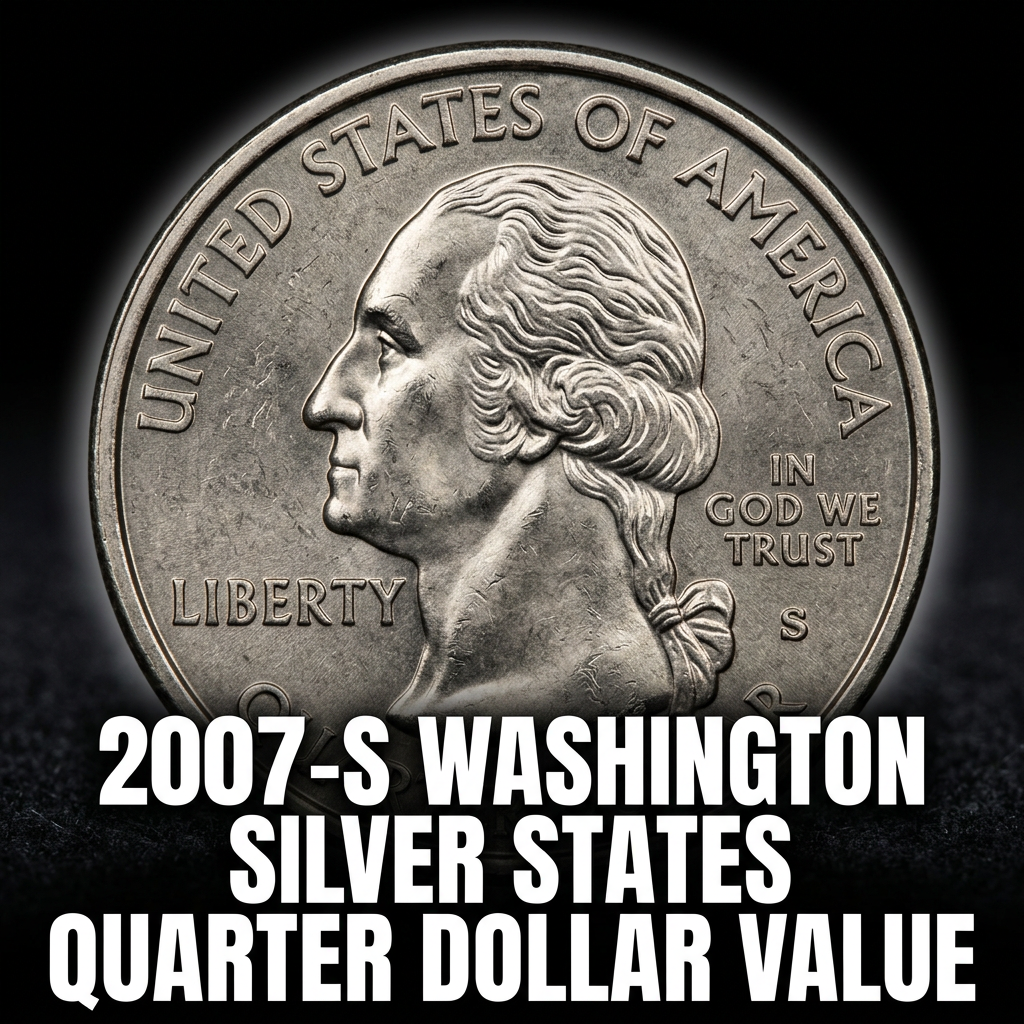 2007-S Washington Silver States Quarter Dollar Value Guide What It’s Really Worth