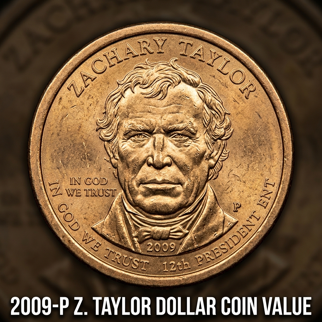2009-P Zachary Taylor Dollar Coin Value and What It’s Worth Today
