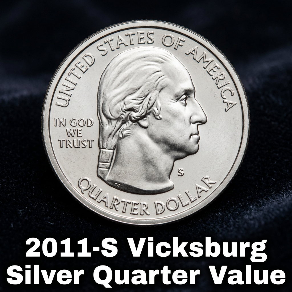 2011-S Vicksburg Silver Quarter Worth More Than You Think