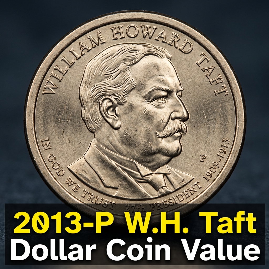 2013-P W.H. Taft Dollar Coin Value Guide What It's Worth Today