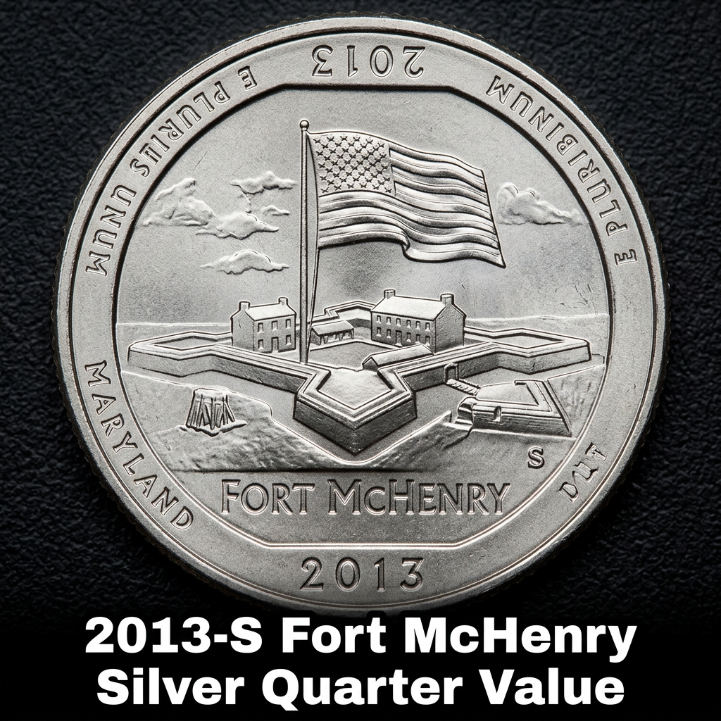 2013-S Fort McHenry Silver Quarter Value and What It’s Worth Today
