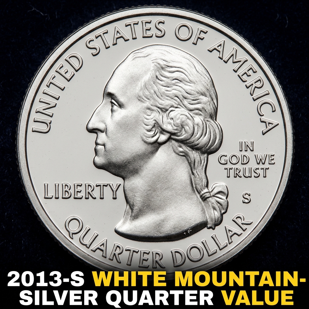 2013-S White Mountain Silver Quarter Value and What It's Worth Today