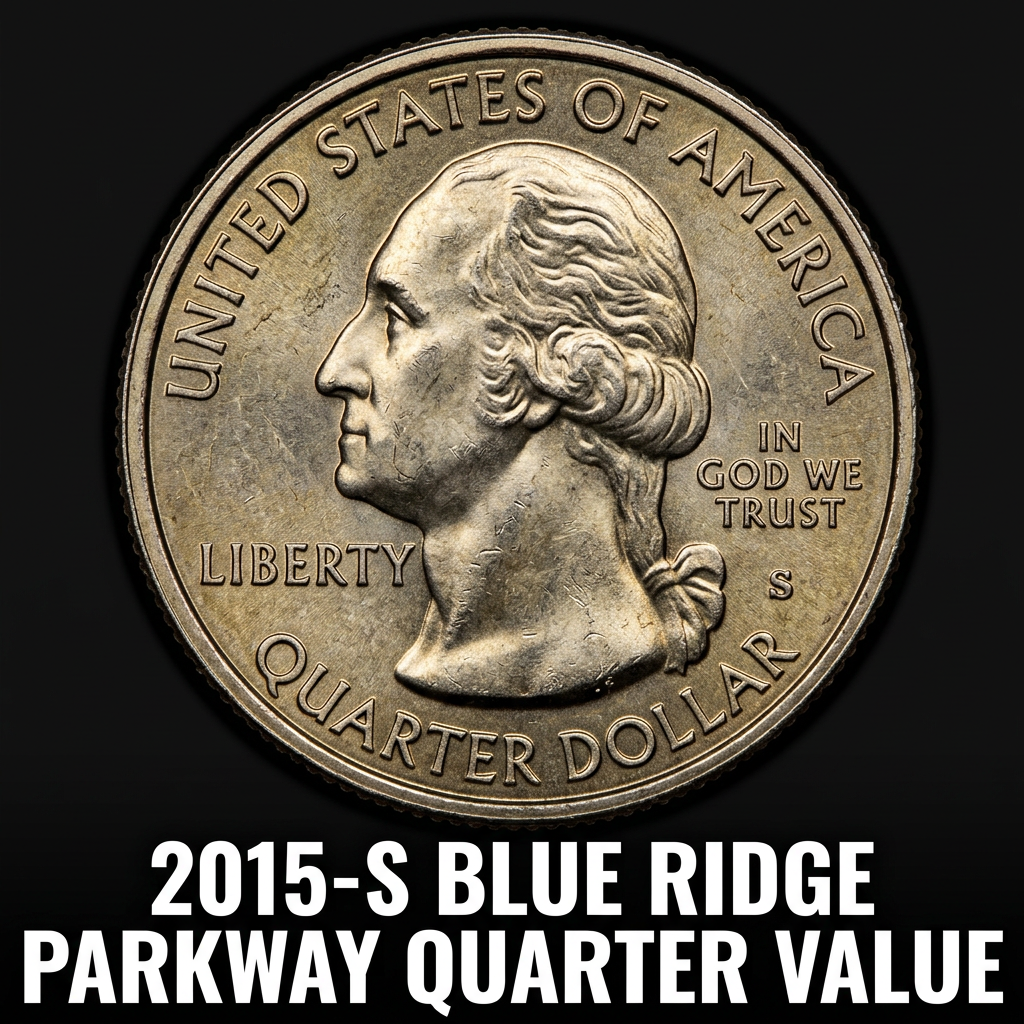 2015-S Blue Ridge Parkway Quarter Value and What It's Worth Today