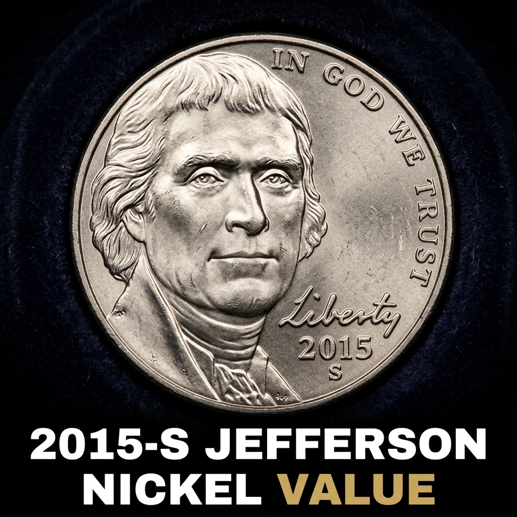 2015-S Jefferson Nickel Value and What It's Worth Today