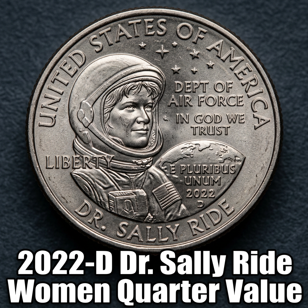2022-D Dr. Sally Ride Women Quarter Worth More Than You Think